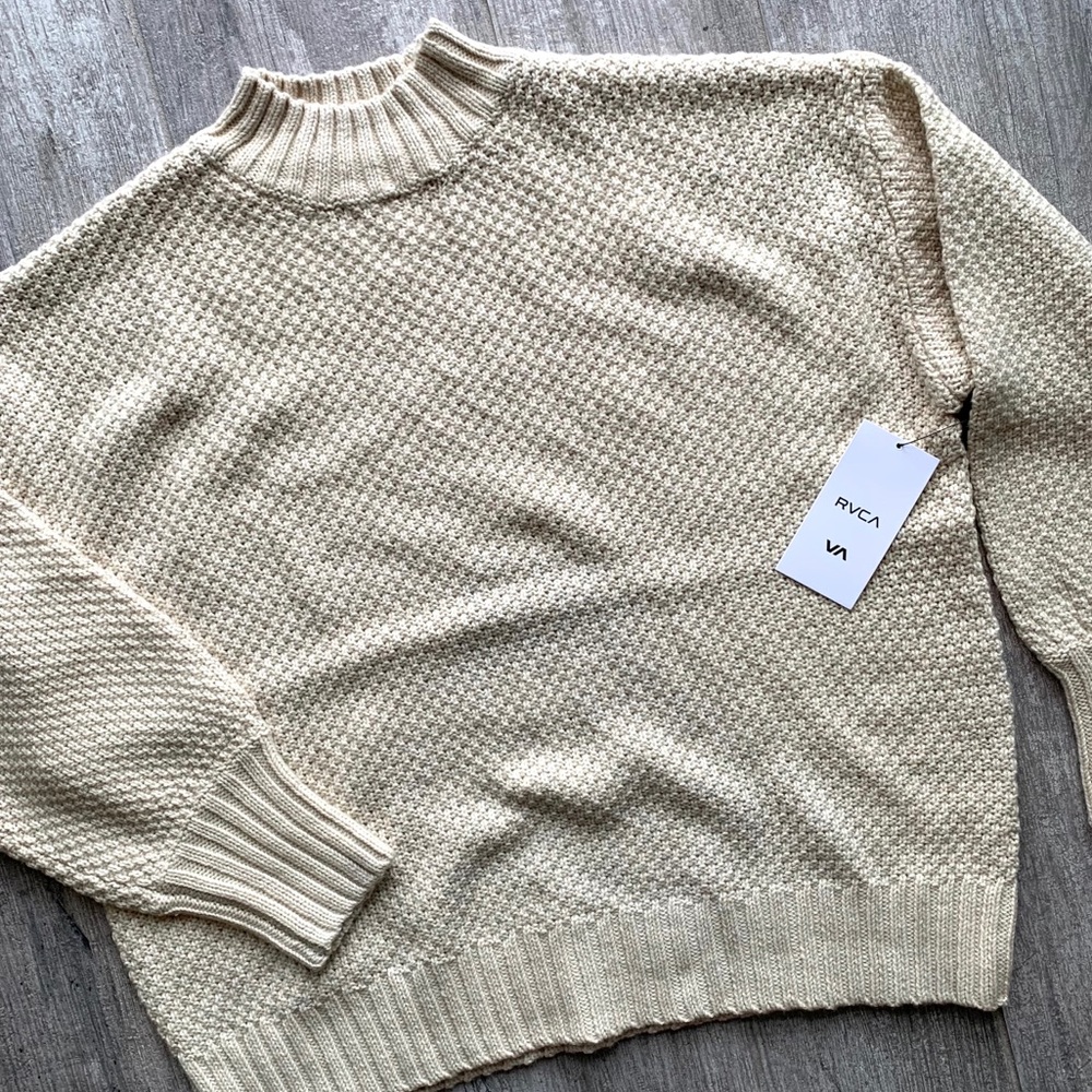 π₯π₯RVCA - MOCK NECK VOLT SWEATERπ₯π₯ - Picture 1 of 8